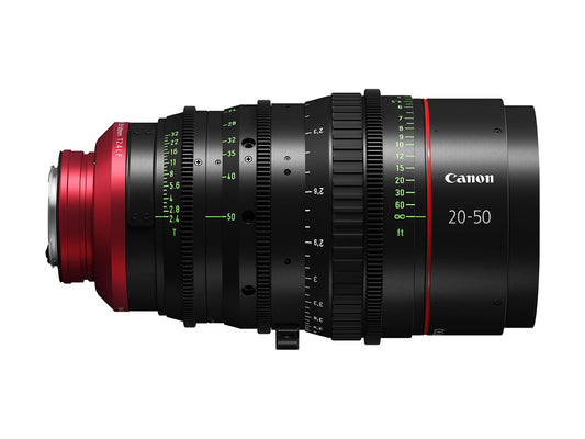 Canon CN-E 20-50mm T2.4 L F Cinema Lens (Metric Scale) - EF Mount