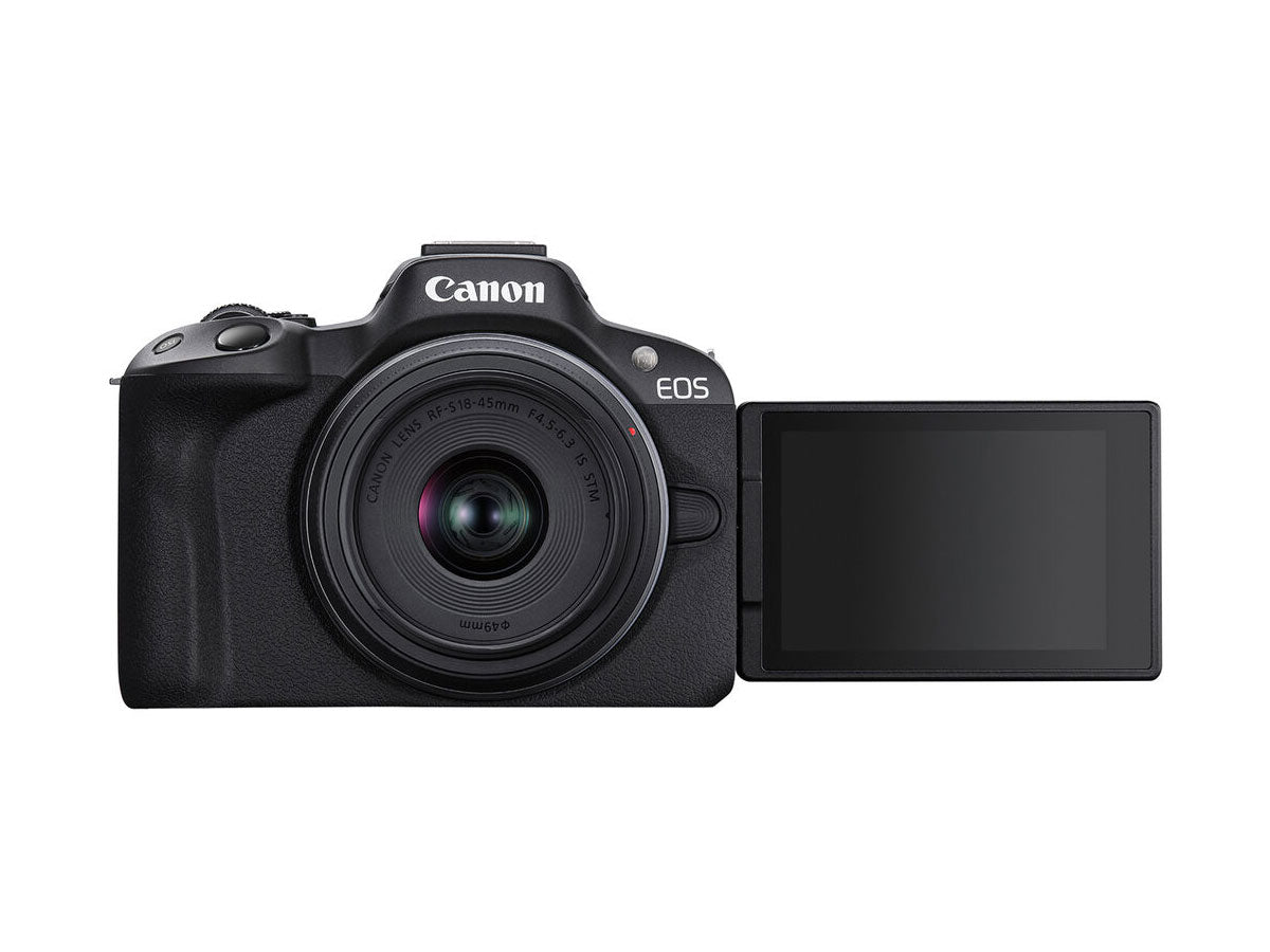 Canon EOS R50 Digital Camera with RF-S 18-45mm and RF-S 55-210mm Lenses