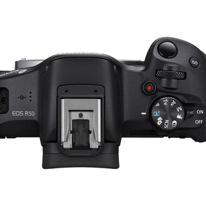 Canon EOS R50 Digital Camera with RF-S 18-45mm and RF-S 55-210mm Lenses