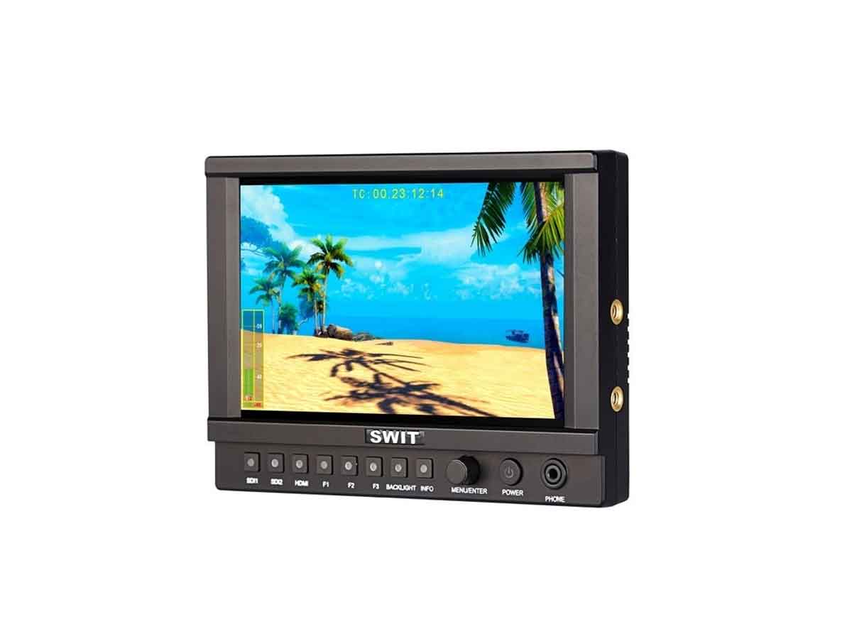 Swit CM-S73H (LUX) 7-inch Full HD High Bright 3G-SDI & 4K-HDMI LCD Monitor Luxury Package