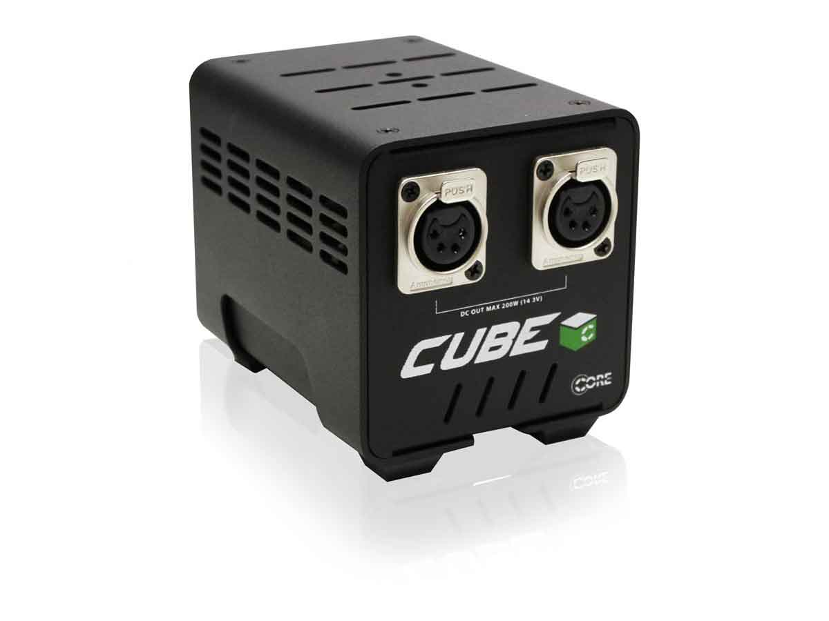CoreSWX AC to DC 200w Industrial Power Supply all aluminum 2x 4-pin XLR Male Outputs Fanless/Silent