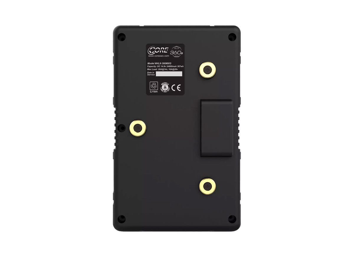 CoreSWX Helix Max 367wh Battery - Gold Mount