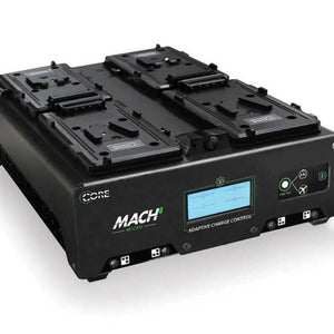 CoreSWX VoltBridge Enabled Fleet Micro 3A Digital Quad Charger (V-Mount)