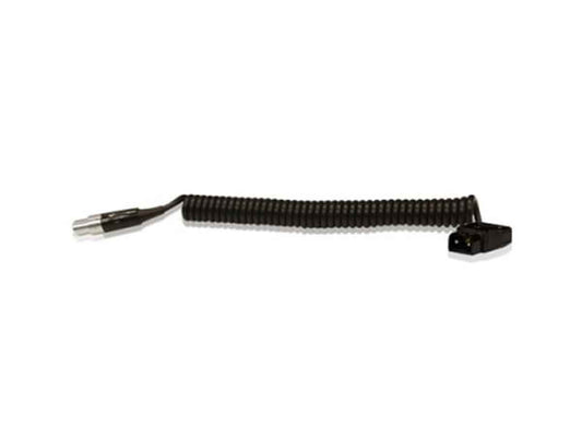 CoreSWX Powertap (P-Tap) to TvLogic Mini-XLR 18" Coil Cable Extends to 48"