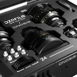 DZOFilm 24, 32, 65mm T2.8 Gnosis Macro Prime 3-Lens Kit (LPL with PL & EF Mounts) - Metric