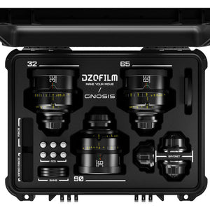 DZOFILM 32, 65, 90mm T2.8 Gnosis Macro Prime 3-Lens Kit (LPL with PL & EF Mounts) - Imperial