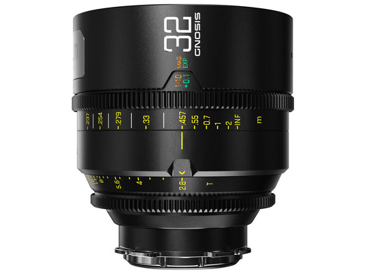 DZOFILM 32mm T2.8 Gnosis Macro Prime Lens (LPL with PL & EF Mounts) - Imperial