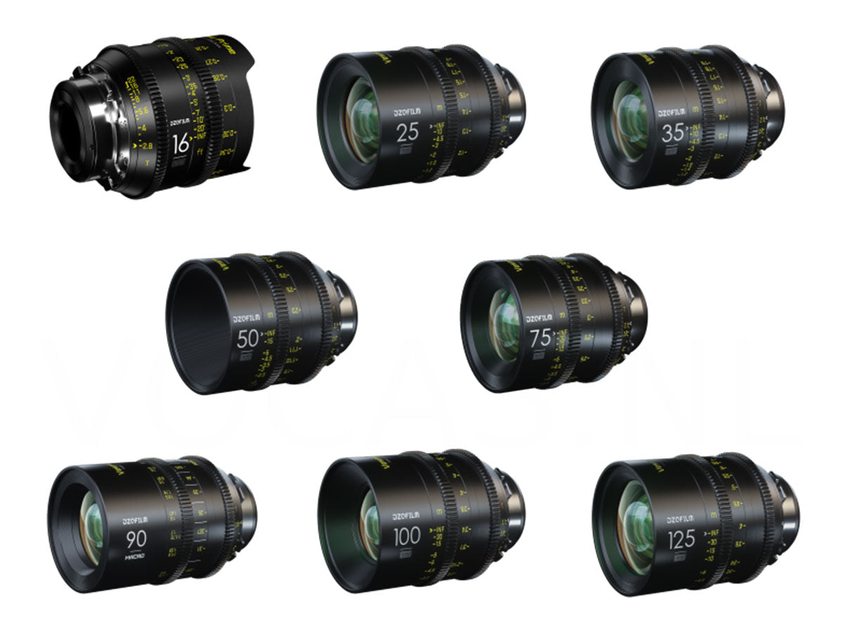 DZOFILM Vespid Prime 8-Lens Kit - PL/EF Mount (Metric)