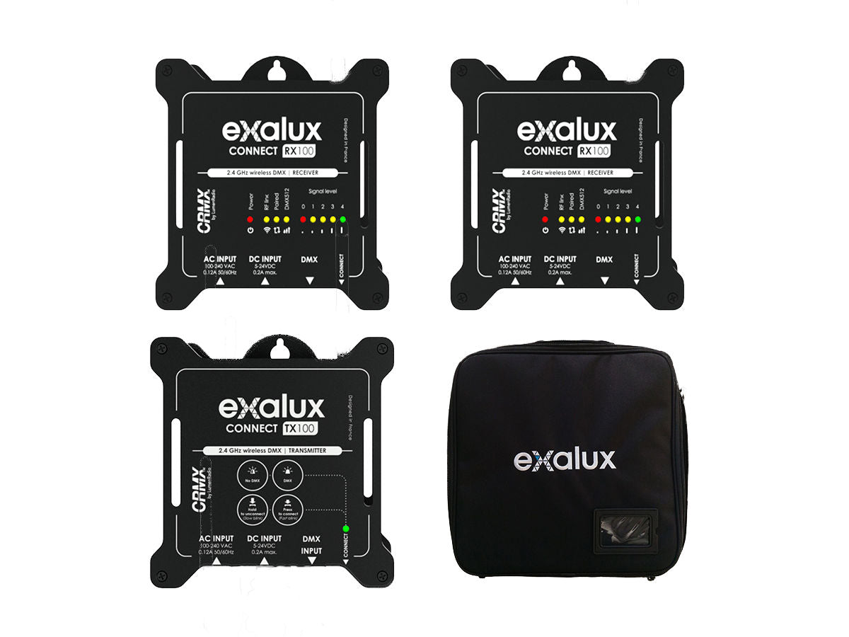 Exalux Connect TX100 + 2 x RX100 Kit