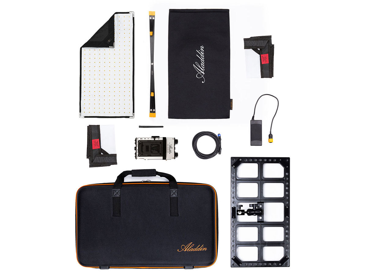 Aladdin BI-FABRIC 2 Kit (100W Bi-Color) w/ V-Mount and Kit Case