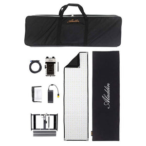 Aladdin BI-FABRIC 4 Kit (200W Bi-Color) w/ V-Mount and Kit Case