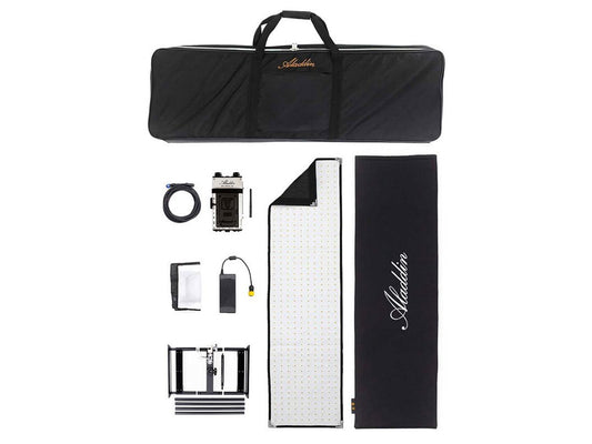 Aladdin BI-FABRIC 4 Kit (200W Bi-Color) w/ V-Mount and Kit Case