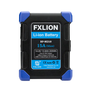 Fxlion 205Wh High Power Square Battery - 14.8V / V-Mount Battery