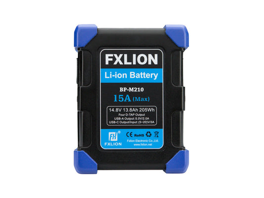Fxlion 205Wh High Power Square Battery - 14.8V / V-Mount Battery