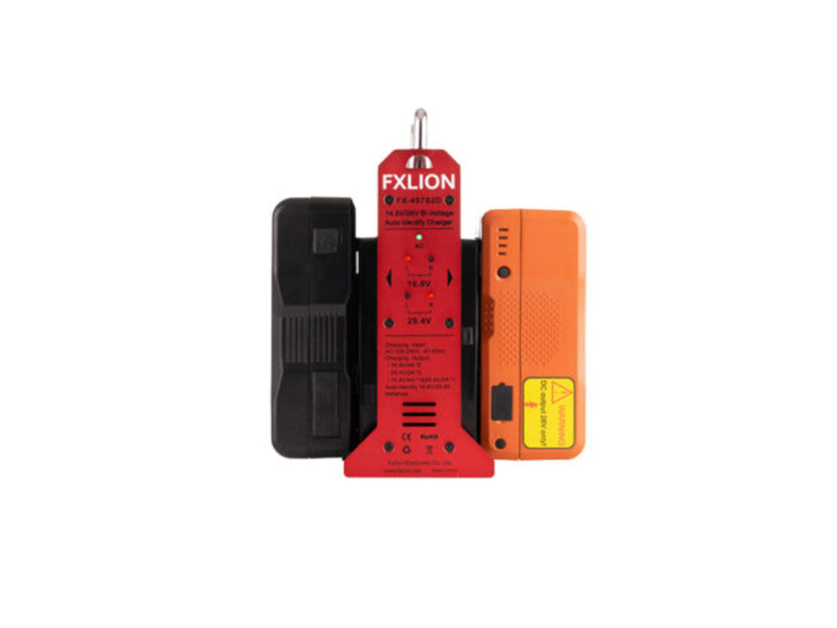 Fxlion 2-CH Automatic Bi-Voltage Charger -  V-Mount