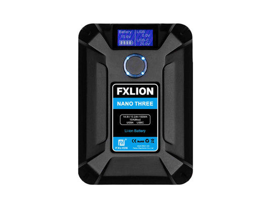 Fxlion NANO THREE - 14.8V / 150Wh V-Mount Battery