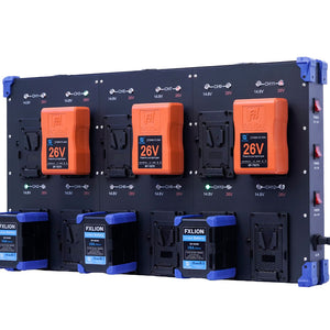 Fxlion 12 CH Bi-Voltage Wall Charger - V-Mount