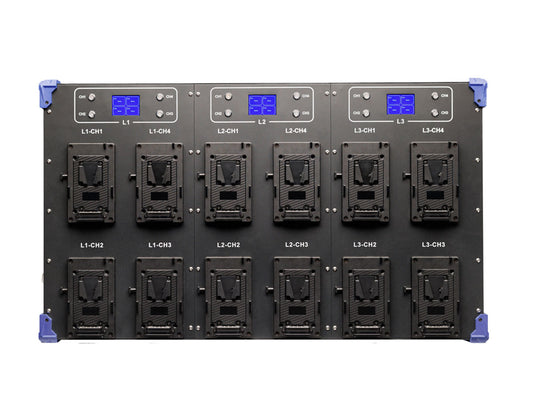 Fxlion 12 CH Smart Wall Charger - 16.8V / 4A V-Mount