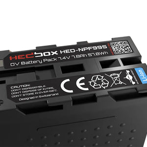 Hedbox NPF995 SMART Li-Ion Battery for SONY NPF - 7800mAh