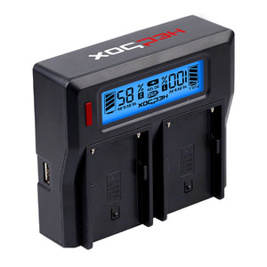 Hedbox RP-DC50 Digital Dual Battery Charger