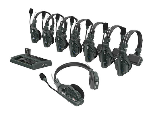 Hollyland Solidcom C1 - Full Duplex Wireless Intercom System With 8 Headsets