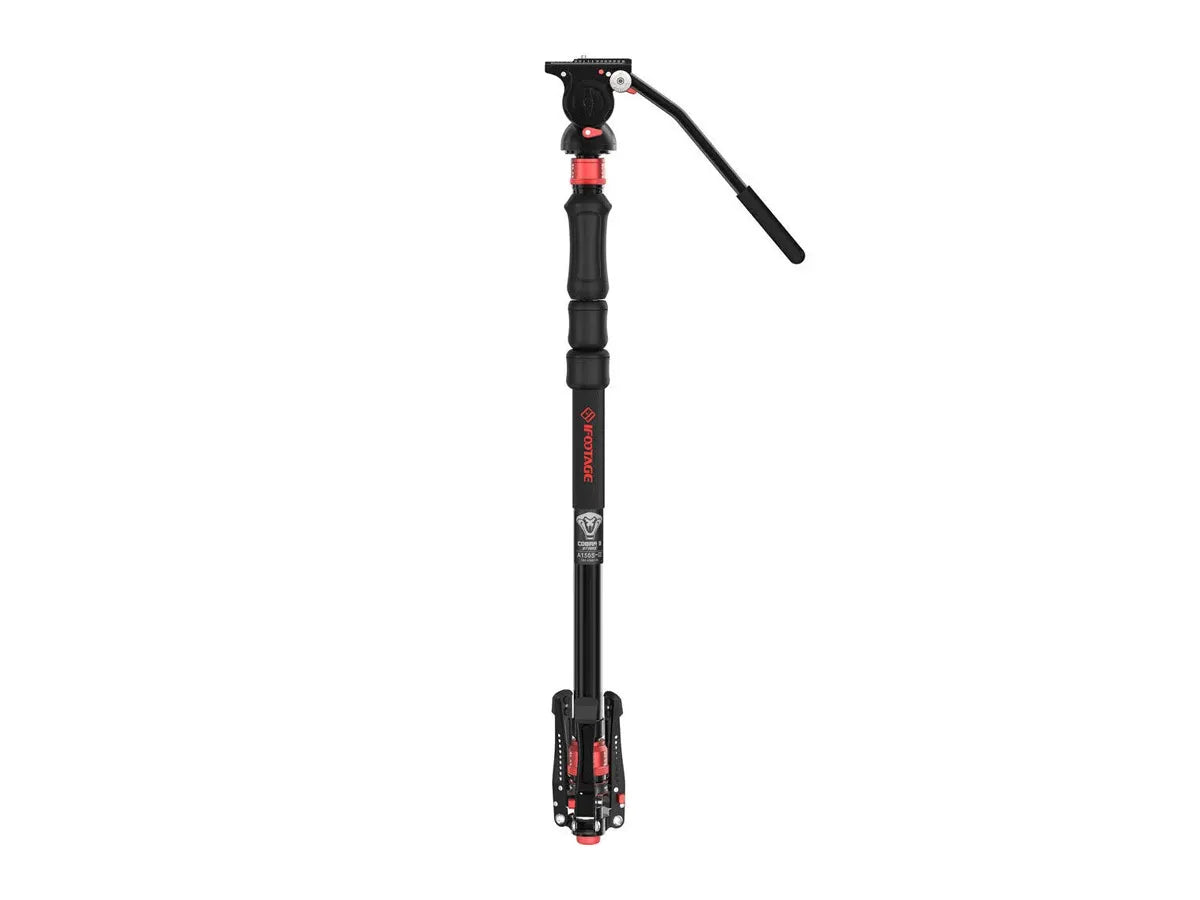 iFootage Cobra 3 Strike CB3 A150S-III Monopod &amp; Komodo K5S Fluid Head Bundle