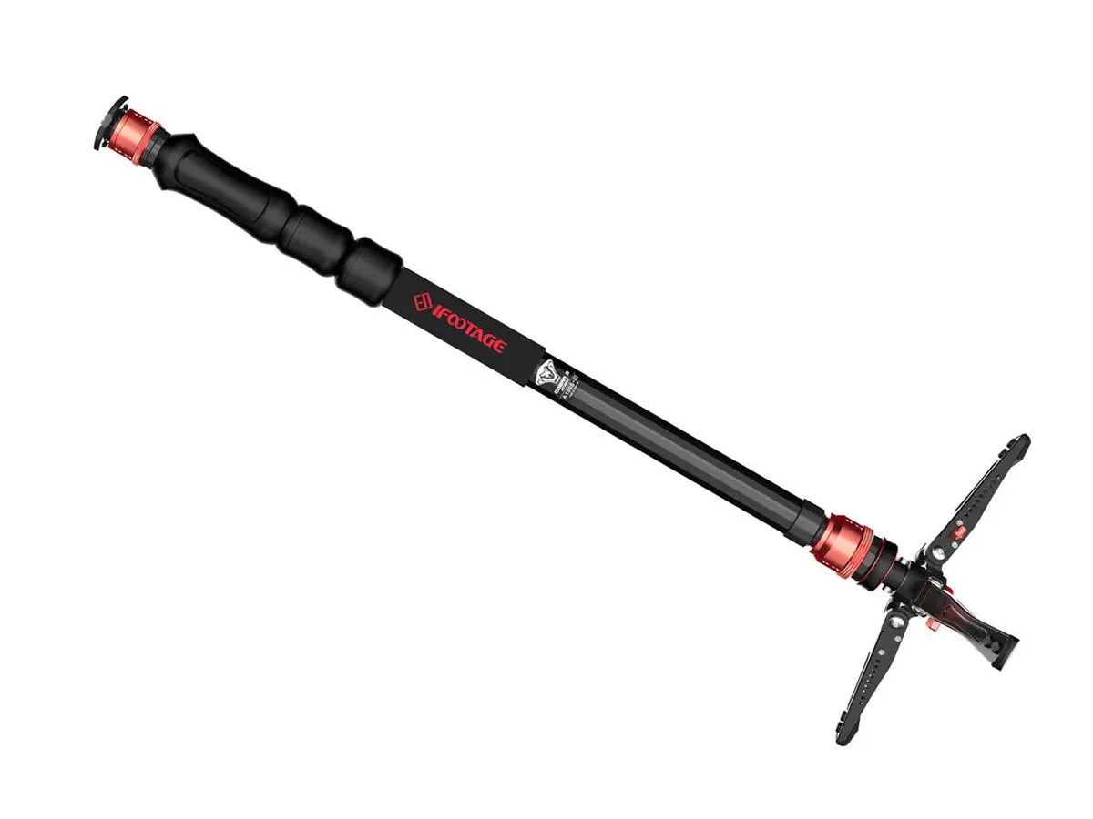iFootage Cobra 3 Strike CB3 A150S-III Monopod &amp; Komodo K5S Fluid Head Bundle