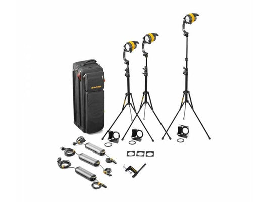 Dedolight 3 Head 40W DLED Bi-Colour Basic Soft Case Kit