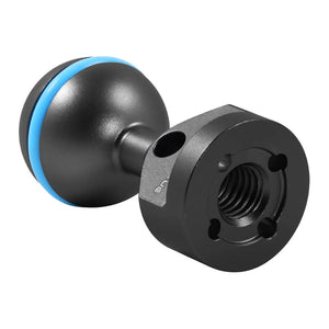 Kondor Blue 3/8" Ball Head with Arri Locating Pins for Magic Arms - Raven Black