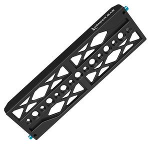 Kondor Blue 12" ARRI Lightweight Dovetail Plate - Raven Black