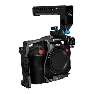 Kondor Blue Canon R5C Cine Cage with Top Handle - Raven Black