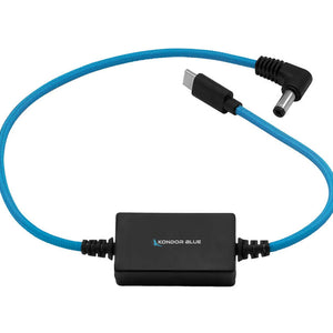 Kondor Blue 16" DC to USB-C Power Delivery Cable for R5C/FX3