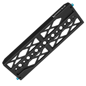Kondor Blue 8" Lightweight Dovetail Plate for ARRI - Black