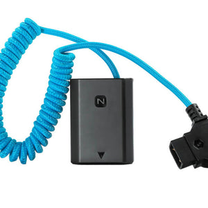 Kondor Blue D-Tap to Sony A7SIII/A7IV NP-FZ100 Dummy Battery Cable (Blue)