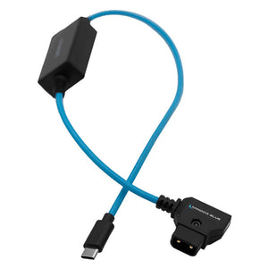 Kondor Blue 16" D-Tap to USB C Power Delivery Cable for R5C/FX3
