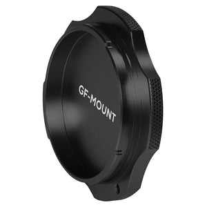 Kondor Blue Fujifilm GF Cine Cap - Metal Body Cap for Camera Lens Port (Raven Black)