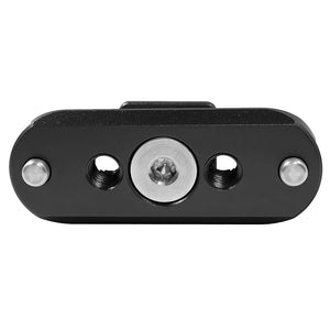 Kondor Blue NATO Rail to Hot Shoe Adapter - Raven Black