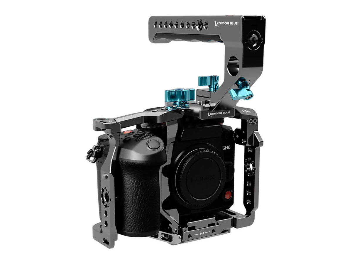 Kondor Blue Panasonic LUMIX GH6 Cage (w/ Top Handle) - Space Grey
