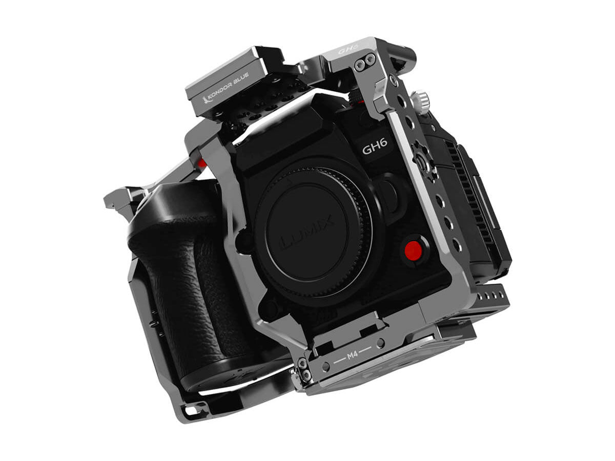 Kondor Blue Panasonic LUMIX GH6 Cage (w/ Top Handle) - Black
