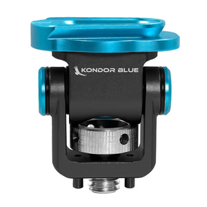 Kondor Blue Pro Monitor Mount with Mini Quick Release Built-in (Tilt/Pan) - Black