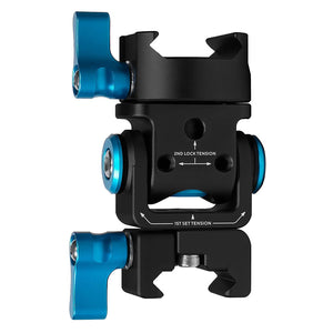 Kondor Blue NATO to NATO Swivel Tilt Monitor Mount (Pan/Tilt) - Raven Black