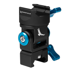 Kondor Blue NATO to NATO Swivel Tilt Monitor Mount (Pan/Tilt) - Raven Black
