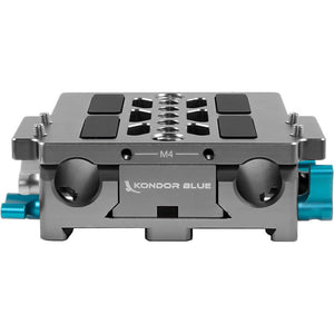 Kondor Blue LWS ARRI Bridge Plate with Riser for ARRI Alexa Mini - Space Grey