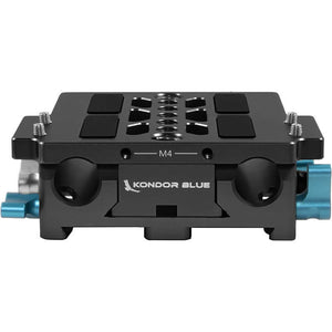 Kondor Blue LWS ARRI Bridge Plate with Riser for ARRI Alexa Mini - Black