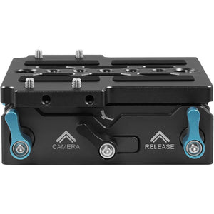 Kondor Blue LWS ARRI Bridge Plate with Riser for ARRI Alexa Mini - Black