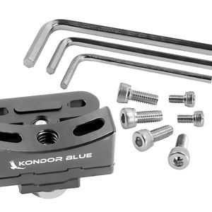 Kondor Blue RF Lens Mount Bracket for Speed Boosters & Adapters - Space Gray