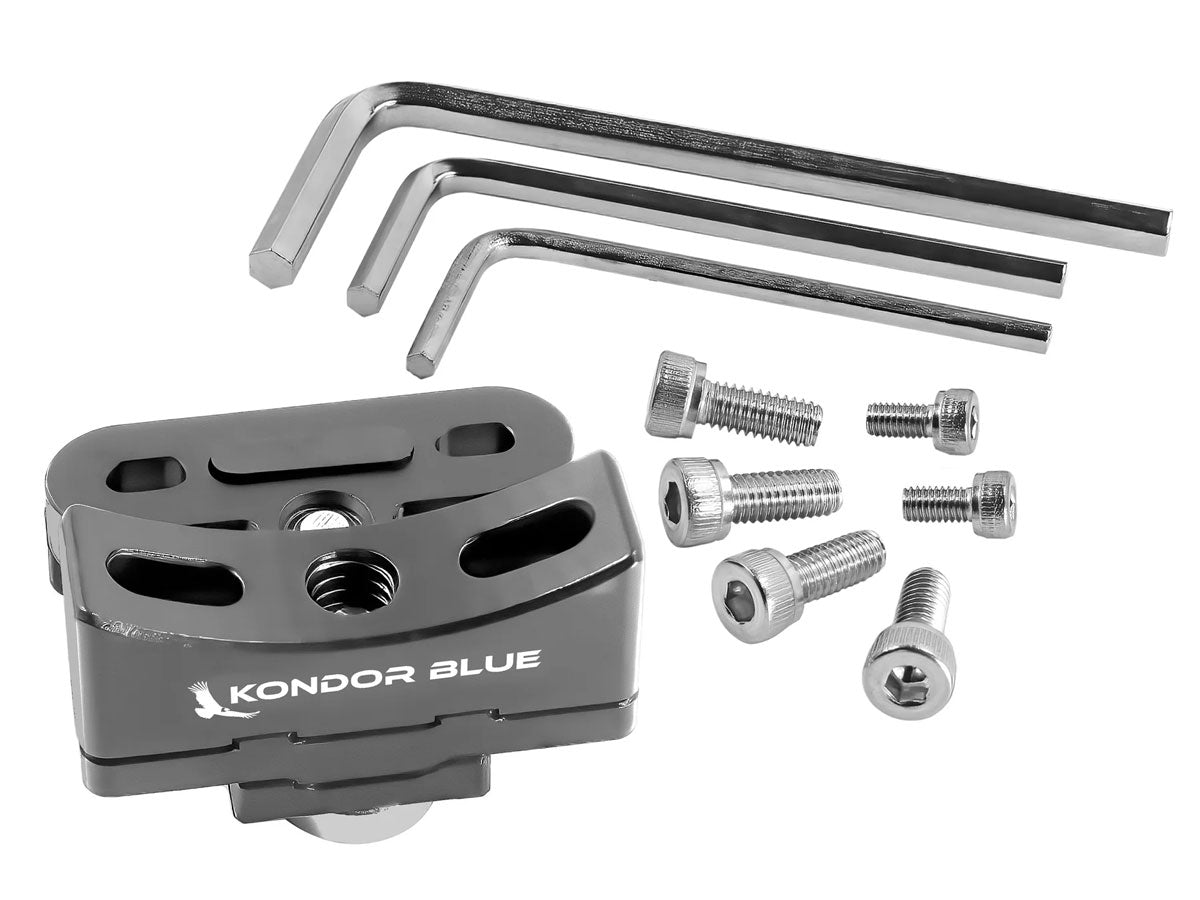 Kondor Blue RF Lens Mount Bracket for Speed Boosters & Adapters - Space Gray