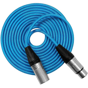 Kondor Blue Male XLR to Female XLR - 25ft