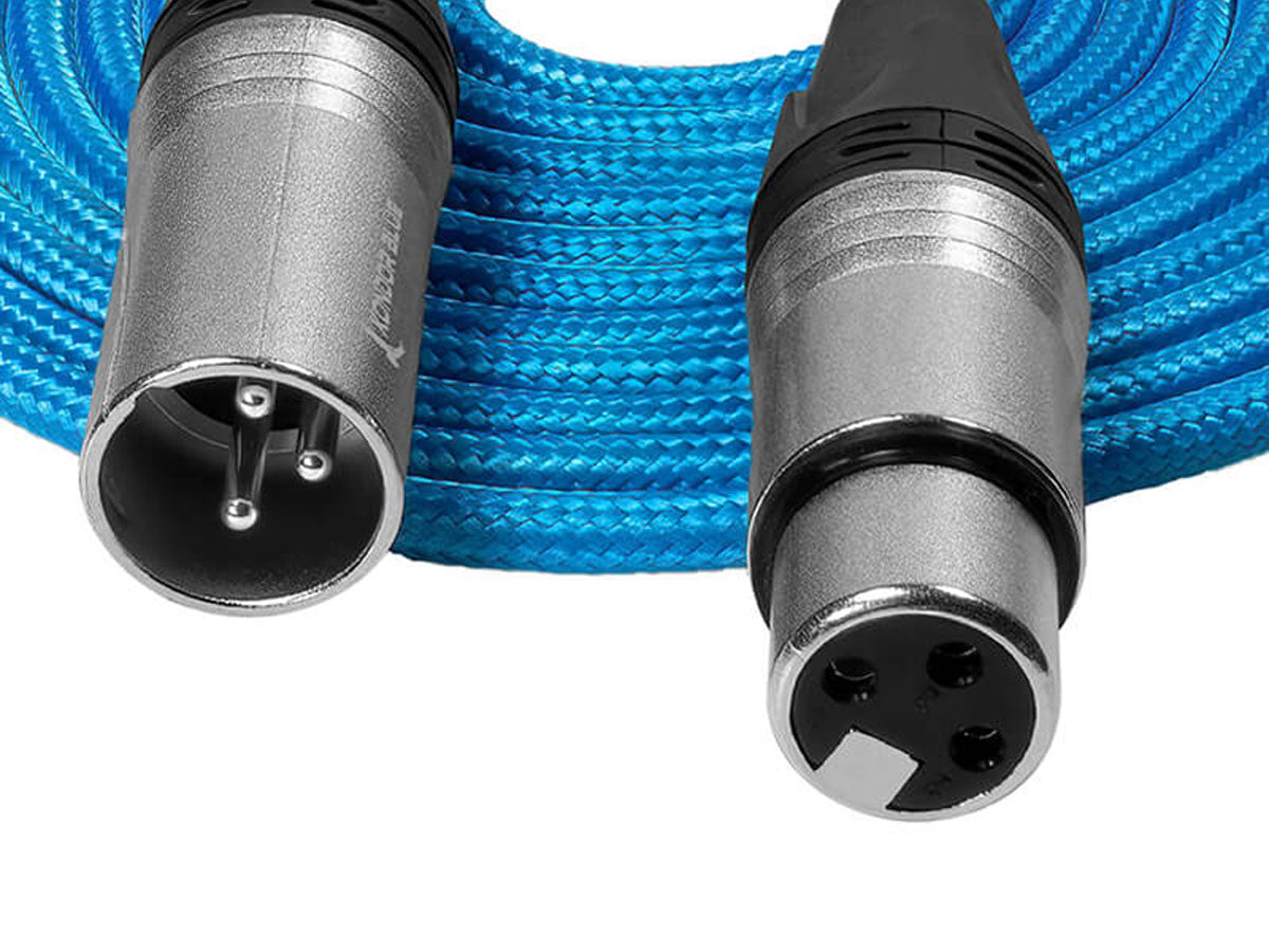 Kondor Blue Male XLR to Female XLR - 25ft