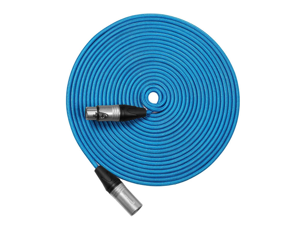 Kondor Blue Male XLR to Female XLR - 25ft